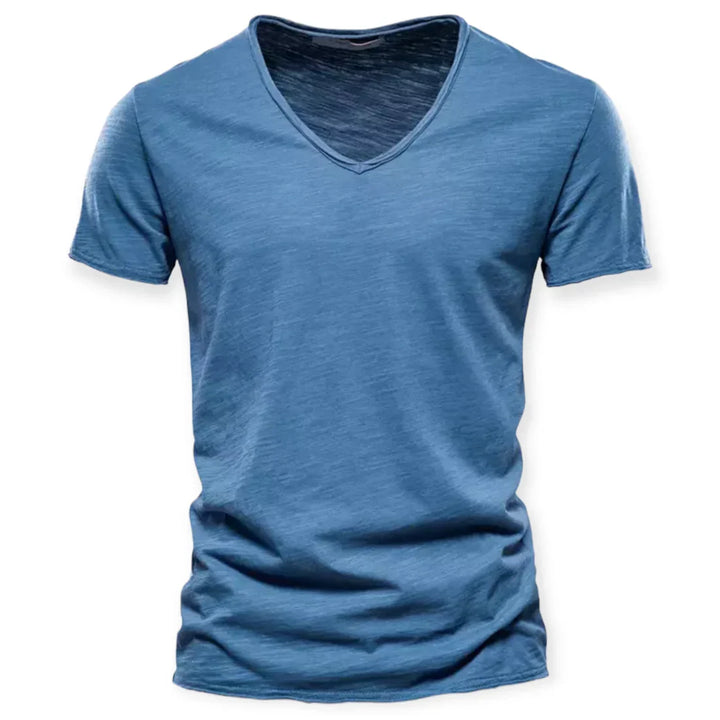 Archie - Komfortables V-Ausschnitt Herren T-Shirt Basic
