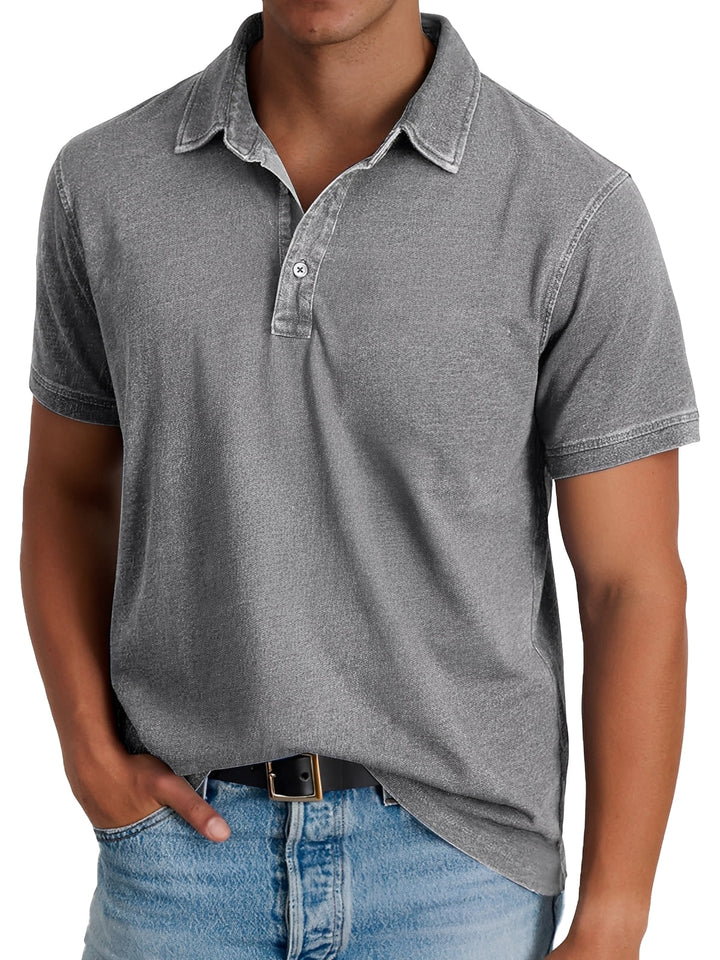 Darrell - Modernes, locker sitzendes Herren-Poloshirt
