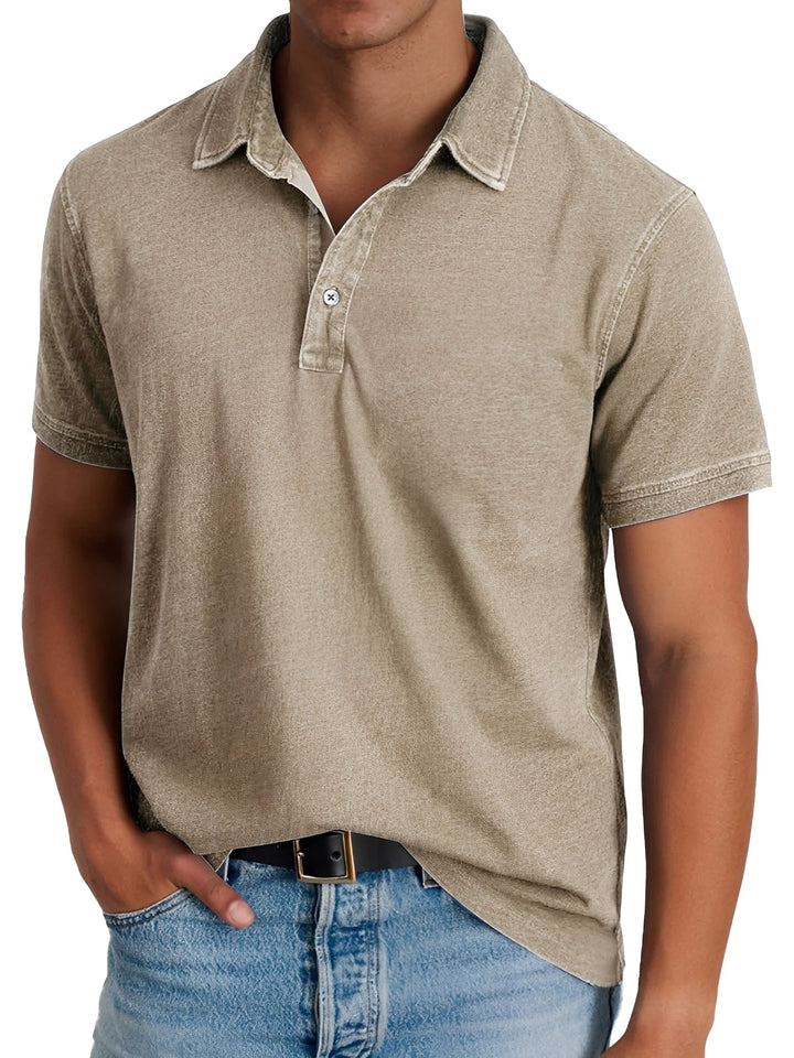 Darrell - Modernes, locker sitzendes Herren-Poloshirt