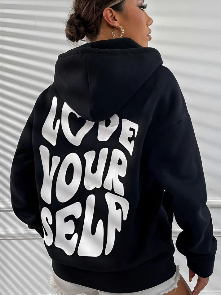 Gisselle - Eleganter, lässiger Damen-Hoodie mit Print