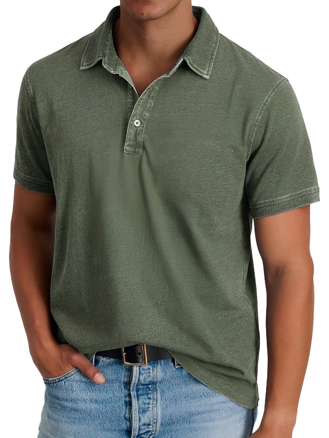 Darrell - Modernes, locker sitzendes Herren-Poloshirt
