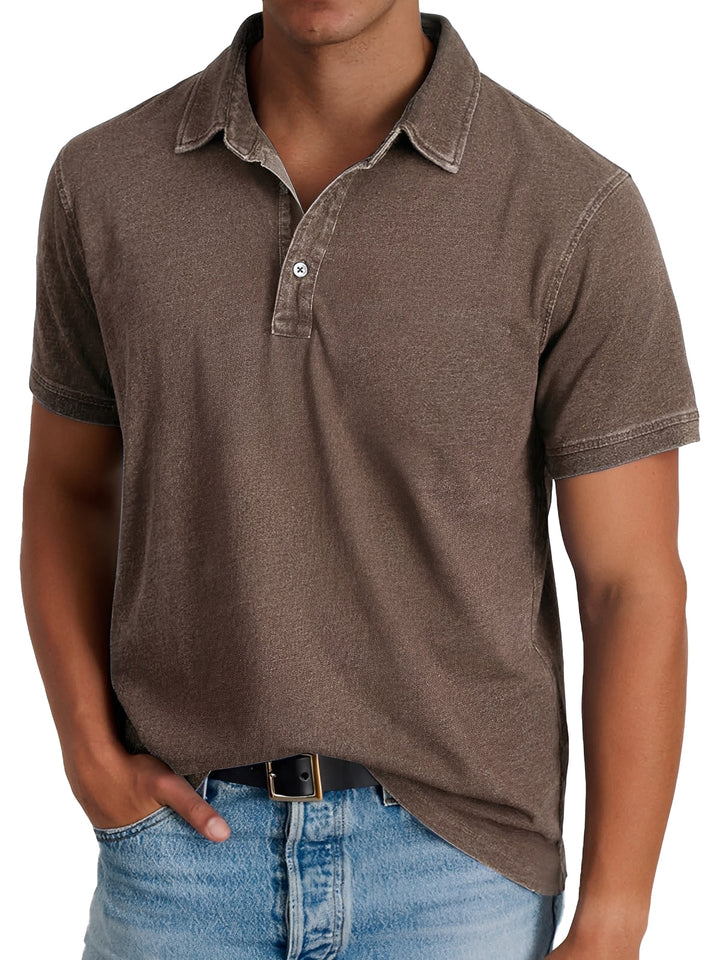 Darrell - Modernes, locker sitzendes Herren-Poloshirt