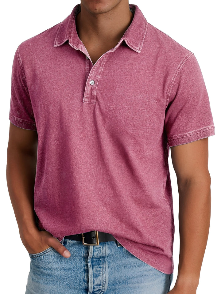Darrell - Modernes, locker sitzendes Herren-Poloshirt