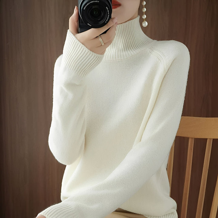 Ulyssa - Eleganter Damen-Kaschmir-Rollkragenpullover