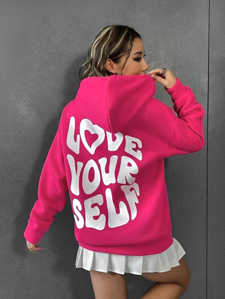 Gisselle - Eleganter, lässiger Damen-Hoodie mit Print