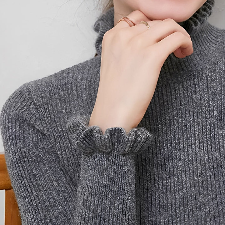 Keitha - Figurbetonter Damenpullover aus Kaschmir