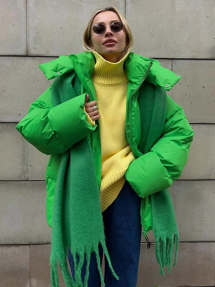 Camille - Damenkapuzenjacke aus wattierter Baumwolle
