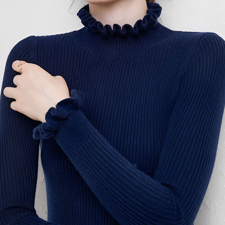 Keitha - Figurbetonter Damenpullover aus Kaschmir