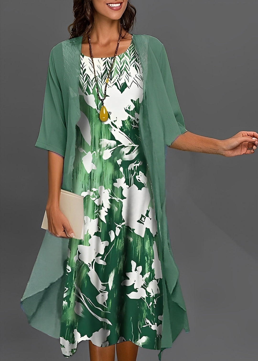 Victoria - Schickes Sommerkleid aus Chiffon für Damen