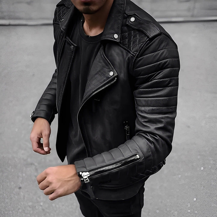 Easton - Retro-Lederjacke für Männer im eleganten Look