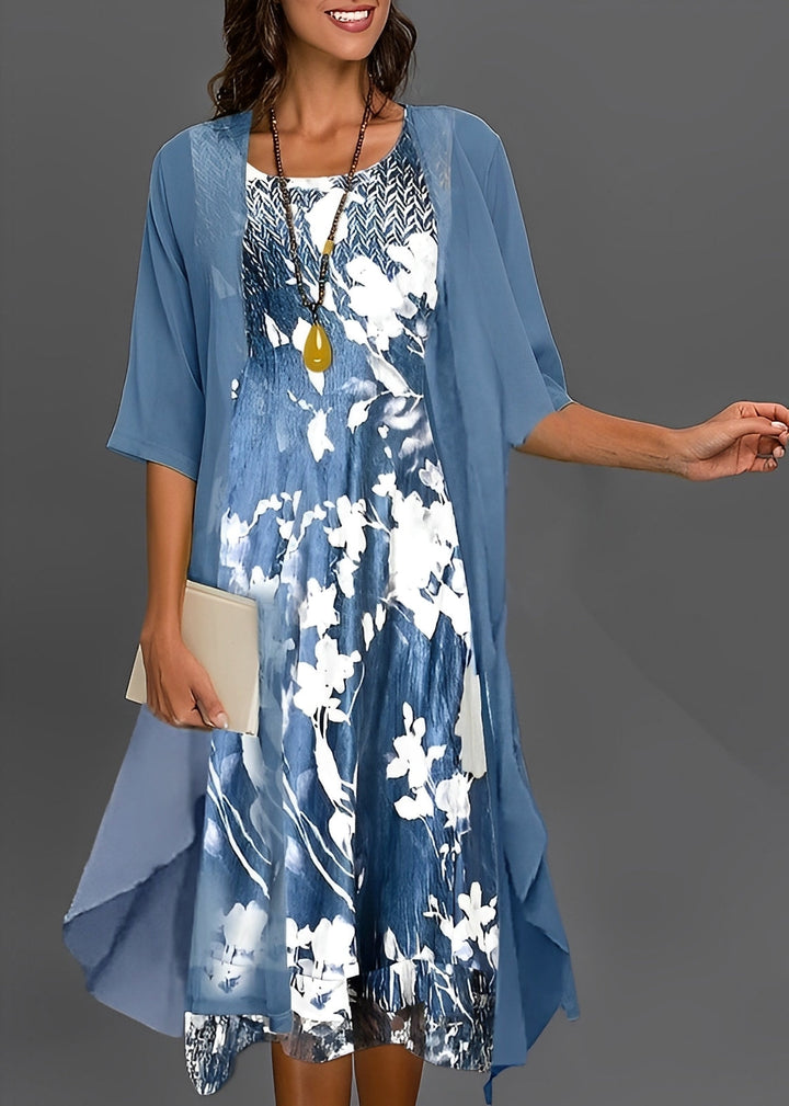 Victoria - Schickes Sommerkleid aus Chiffon für Damen