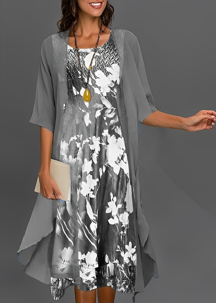 Victoria - Schickes Sommerkleid aus Chiffon für Damen