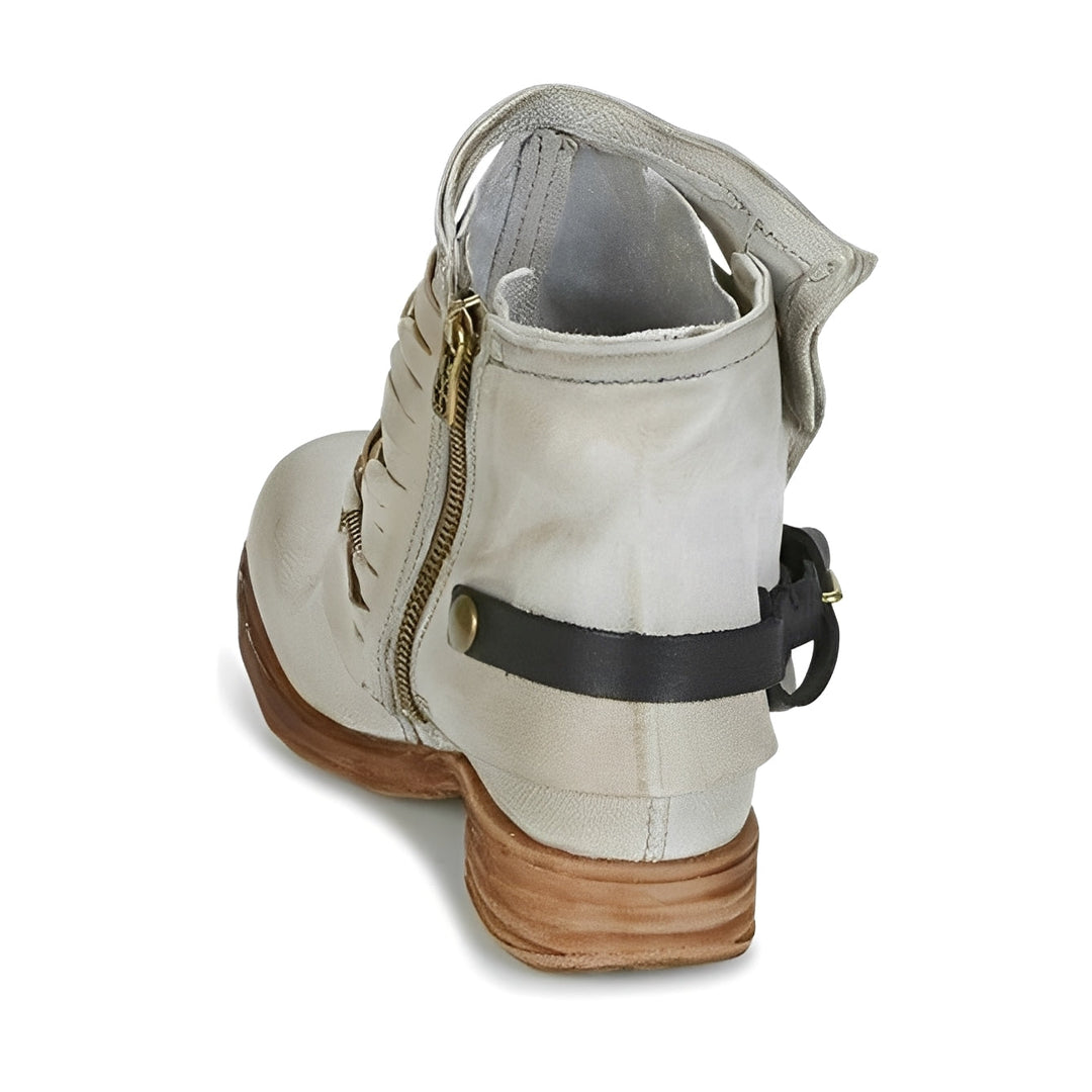 Jacqueline - Trendige Lederstiefeletten für Damen