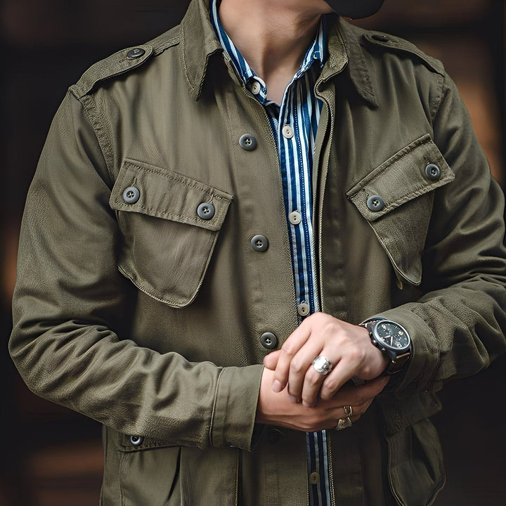 Arnold - Klassische Herren-Waschjacke mit Taschen