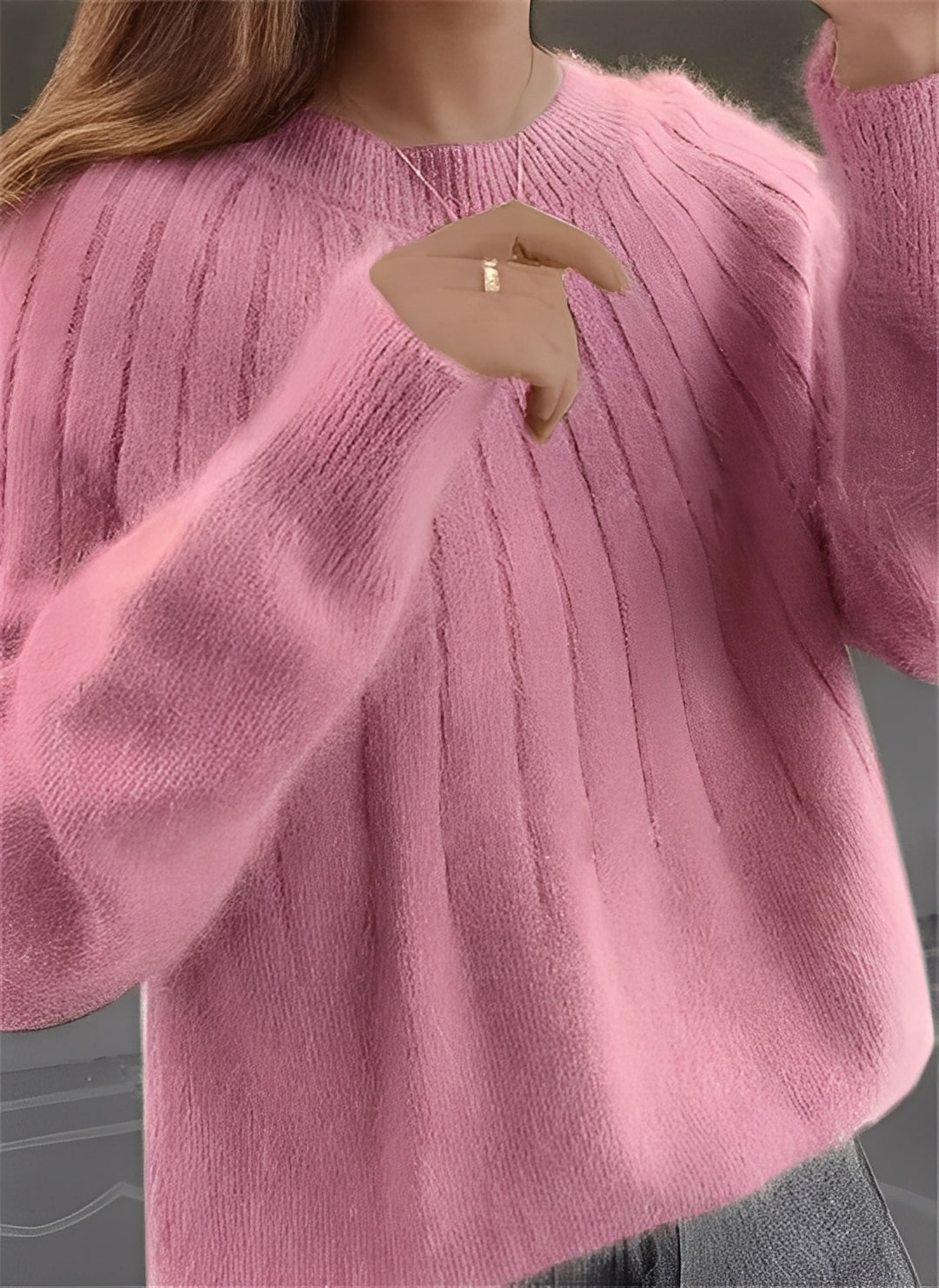 Cornelia - Bequemer, locker sitzender Damen-Kaschmirpullover