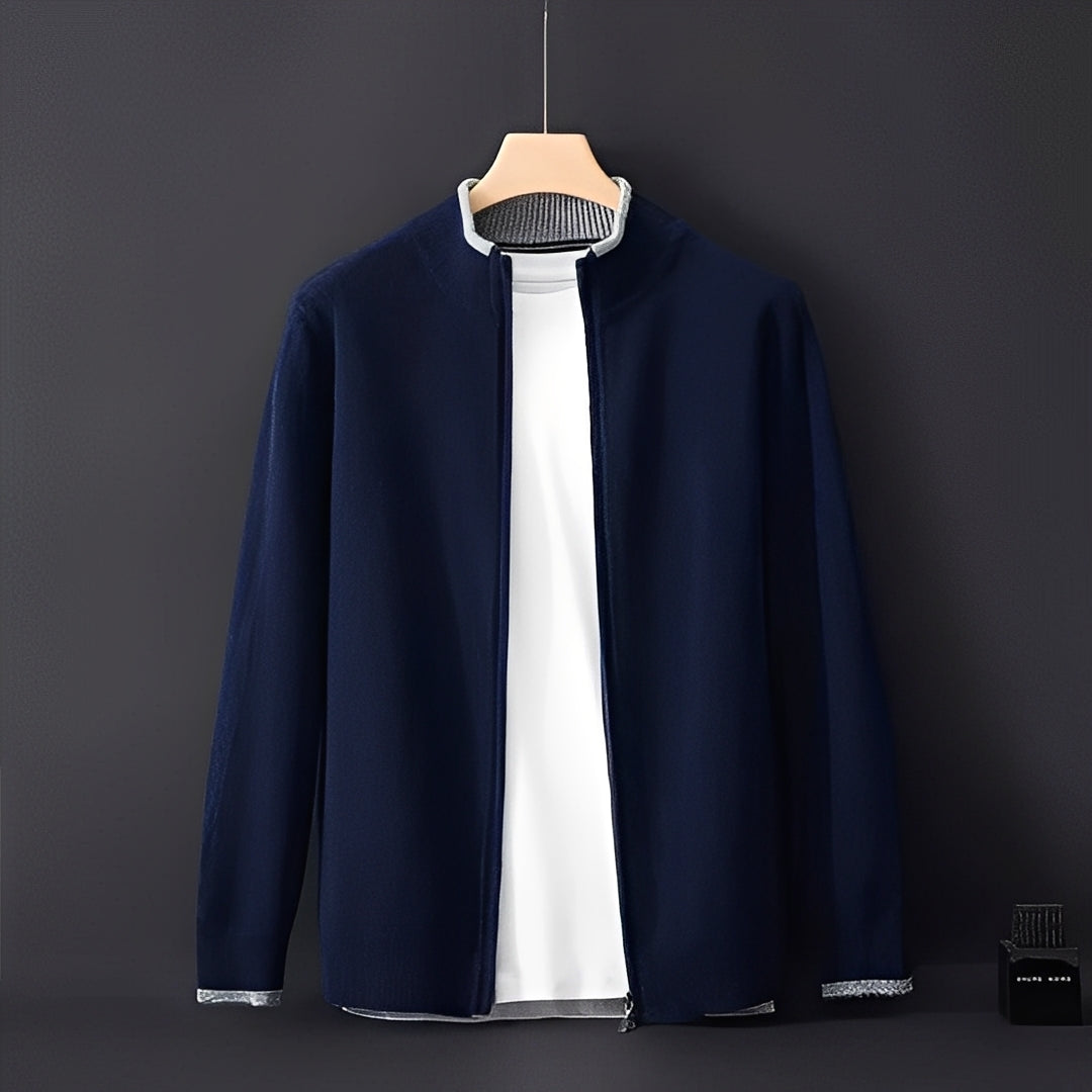 Brendon - Bequemer Herren-Cardigan mit Zipper
