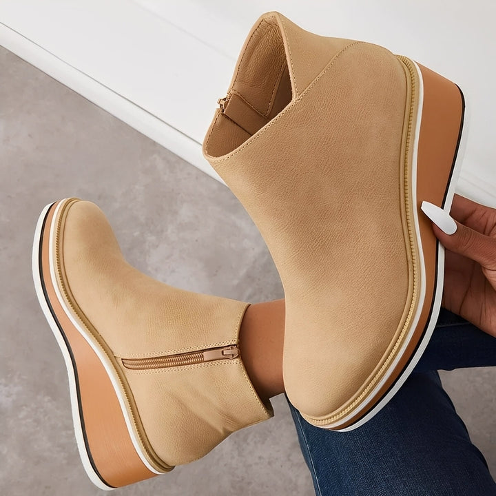 Sorrel - Komfortable Lederstiefel mit Zipper für Damen