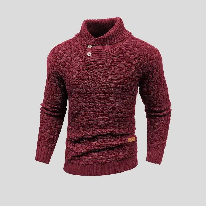 Eldon - Schicker Herrenpullover mit Knöpfen