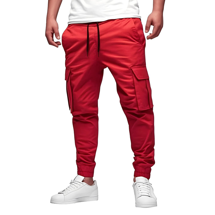 Tevin - Komfortable, eng geschnittene Stretch-Cargohose für Männer
