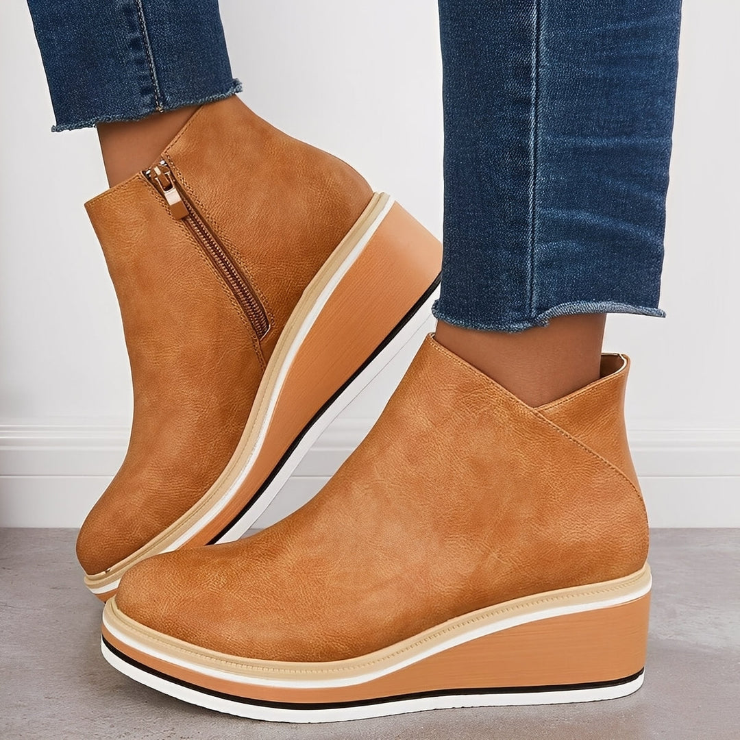 Sorrel - Komfortable Lederstiefel mit Zipper für Damen