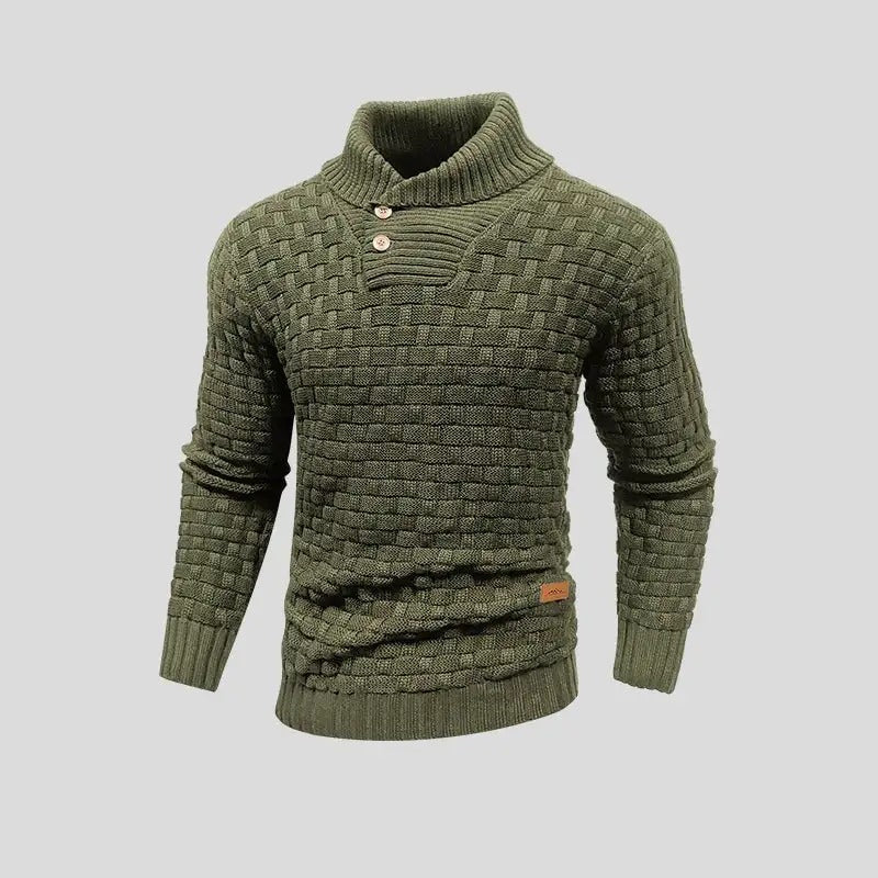 Eldon - Schicker Herrenpullover mit Knöpfen