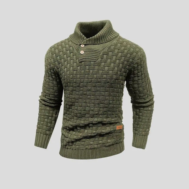Eldon - Schicker Herrenpullover mit Knöpfen