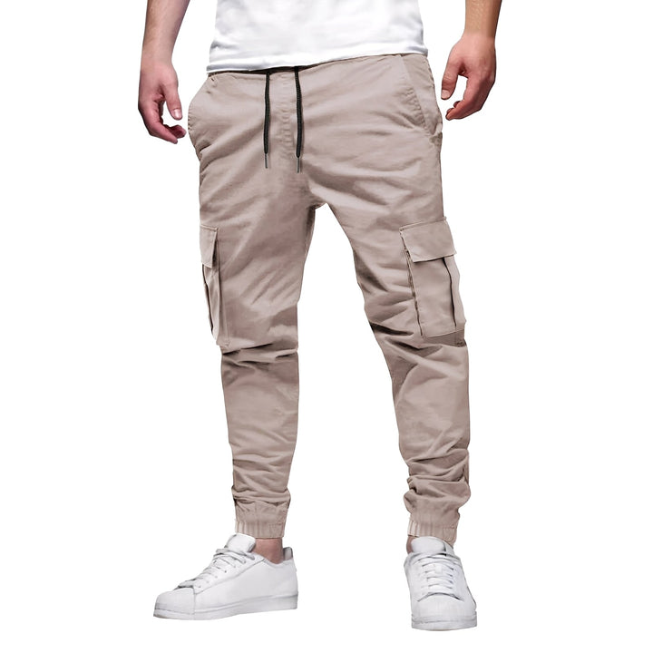 Tevin - Komfortable, eng geschnittene Stretch-Cargohose für Männer