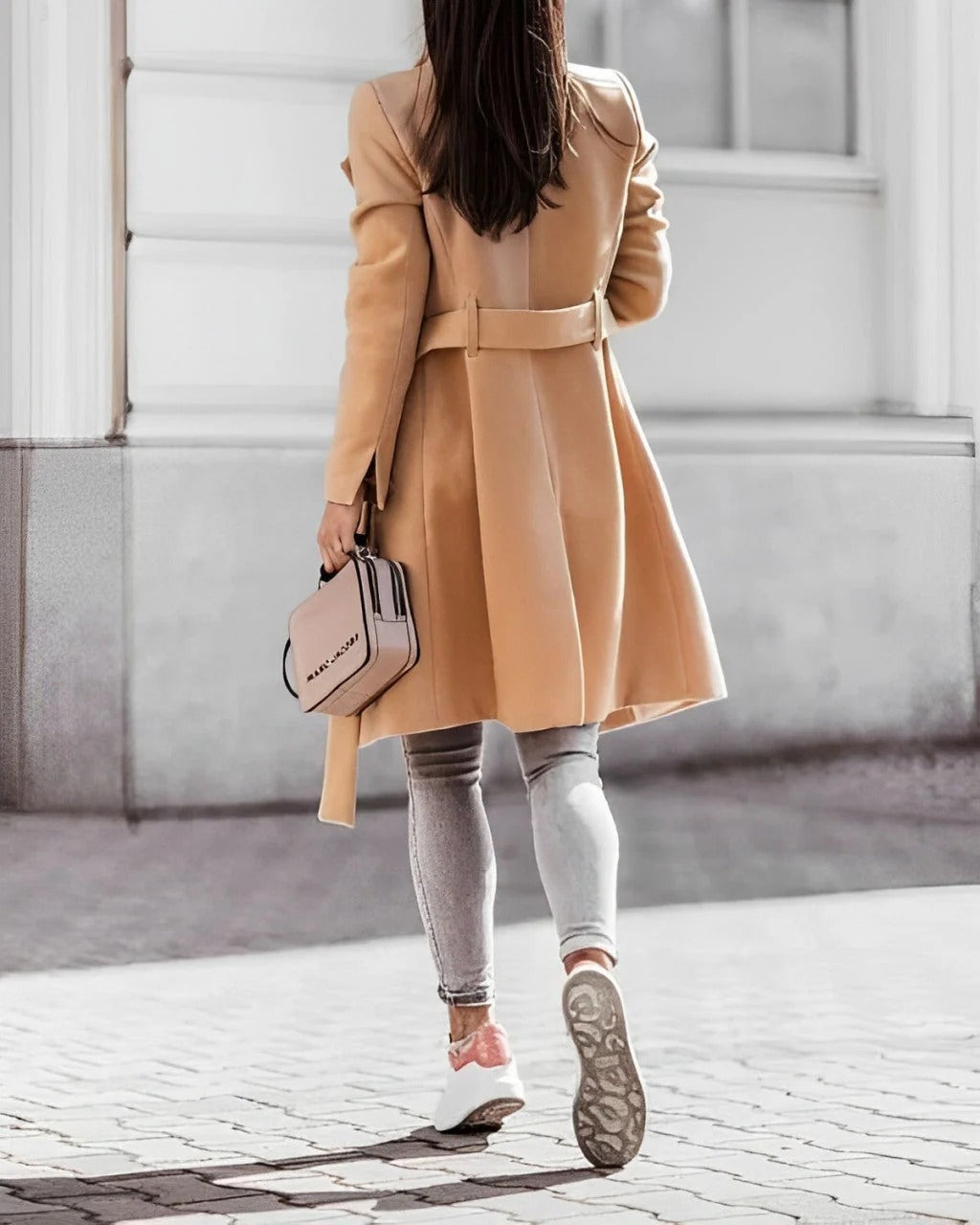 Deena - Eleganter und bequemer Damen-Wollmantel