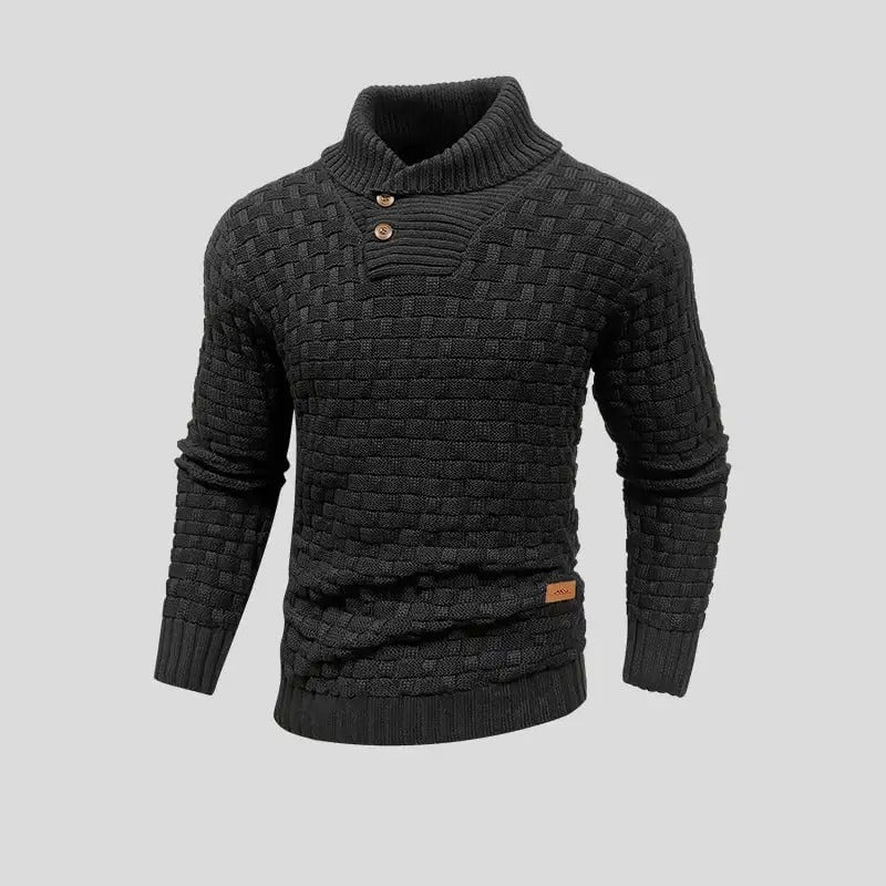Eldon - Schicker Herrenpullover mit Knöpfen