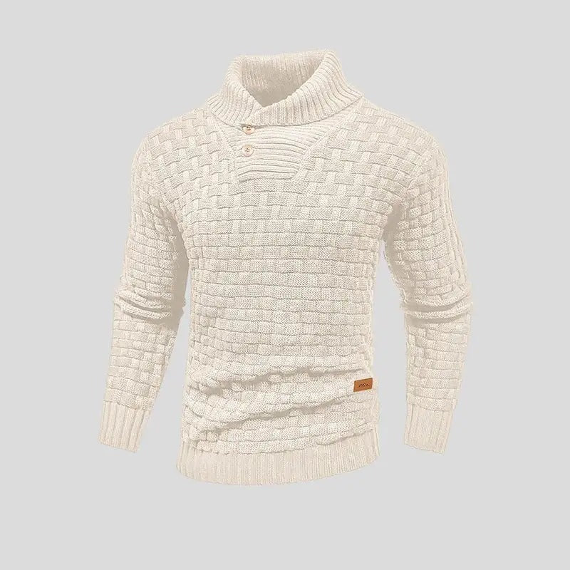Eldon - Schicker Herrenpullover mit Knöpfen