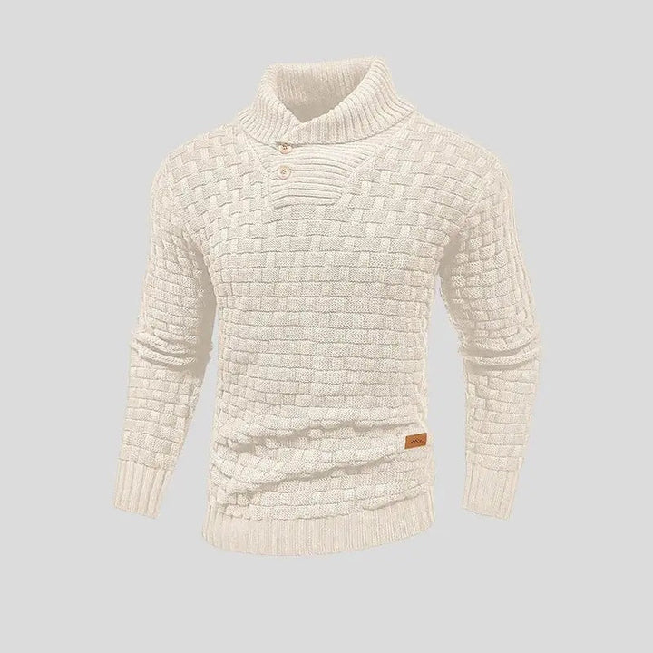 Eldon - Schicker Herrenpullover mit Knöpfen