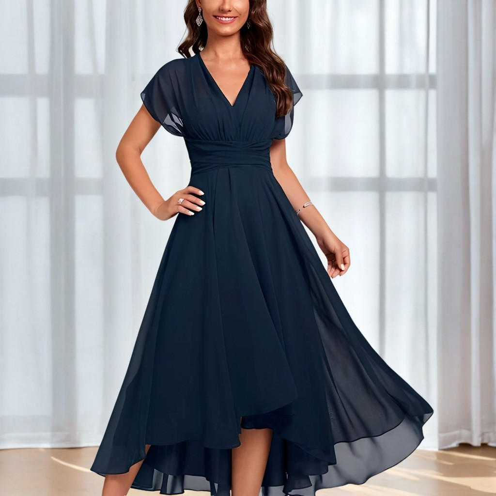 Bethel - Elegantes, leichtes Kleid aus Chiffon für Damen