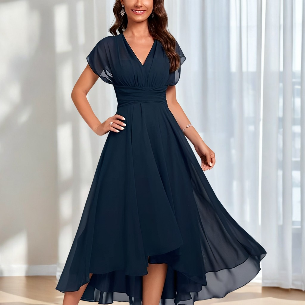 Bethel - Elegantes, leichtes Kleid aus Chiffon für Damen