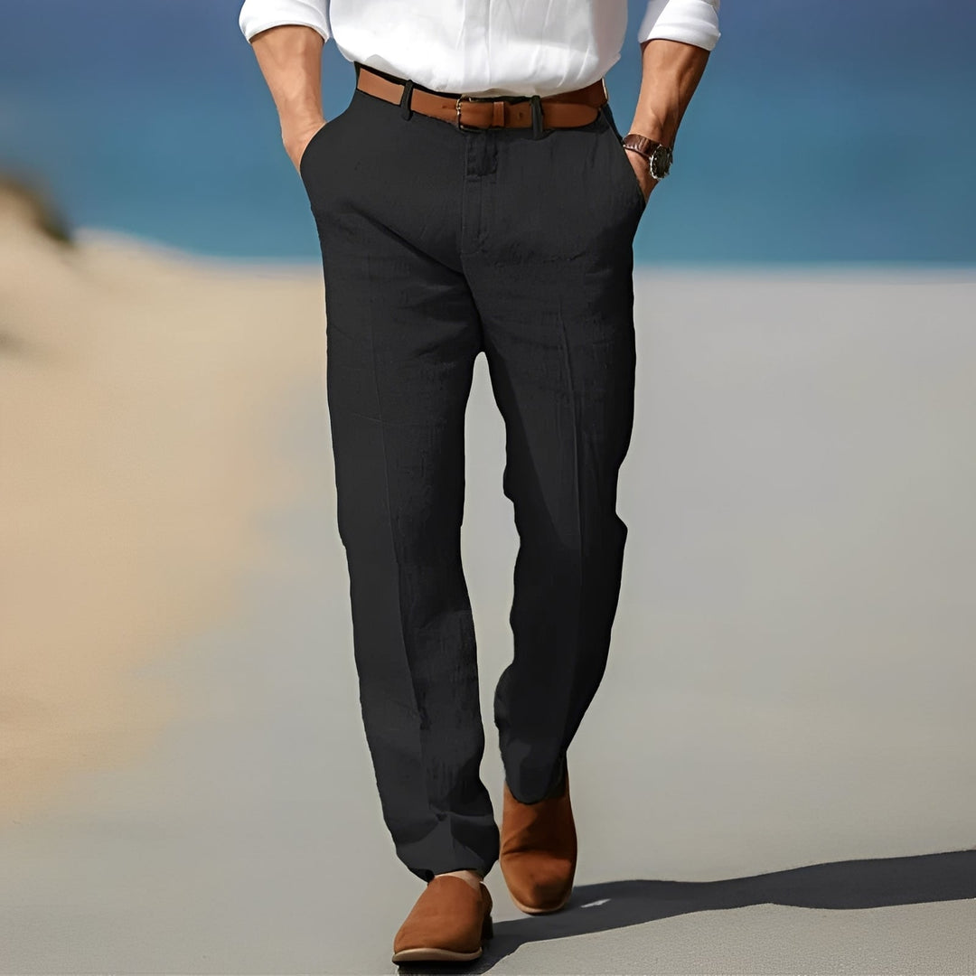 Trent - Bequeme, stilvolle Leinenhose für Herren