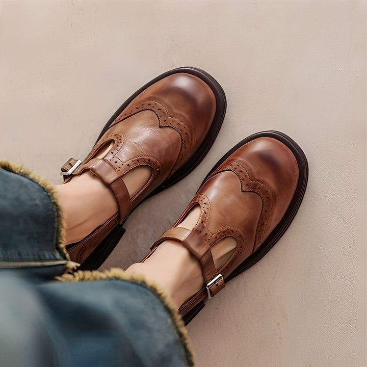 Marley - Schicke flache Damenschuhe aus Leder