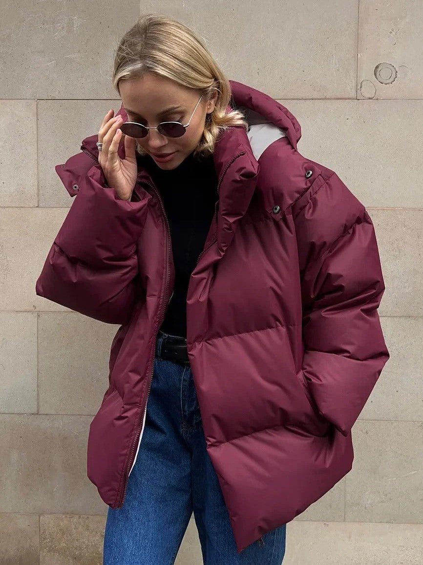 Camille - Damenkapuzenjacke aus wattierter Baumwolle
