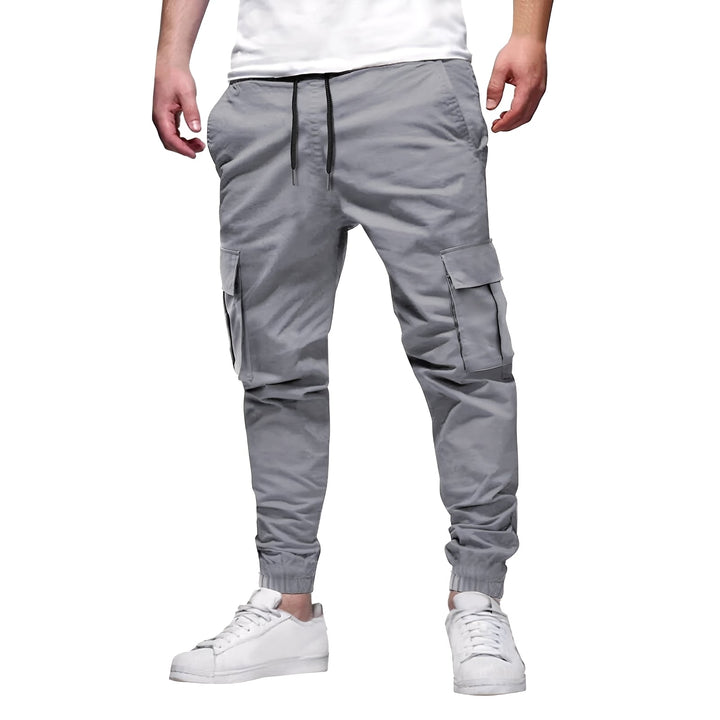Tevin - Komfortable, eng geschnittene Stretch-Cargohose für Männer