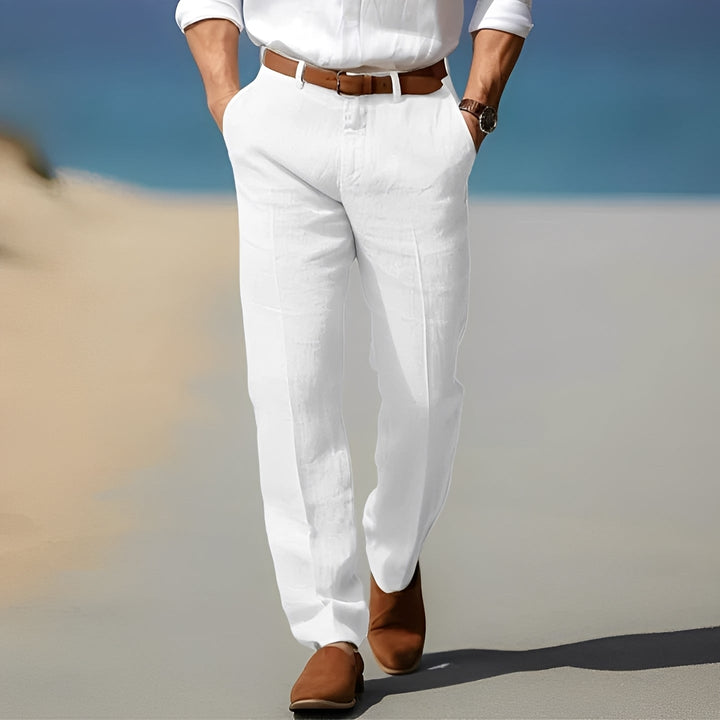 Trent - Bequeme, stilvolle Leinenhose für Herren