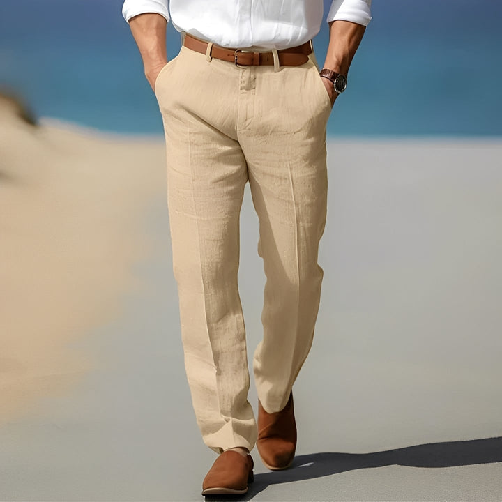 Trent - Bequeme, stilvolle Leinenhose für Herren