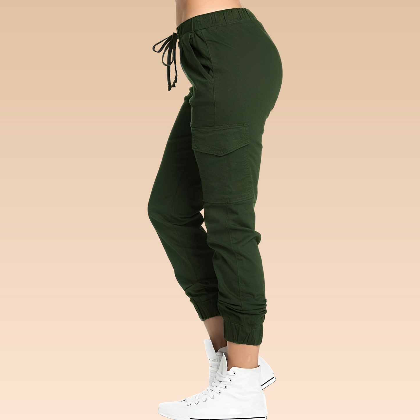 Zendi – Elegante und taillierte Cargo-Hose