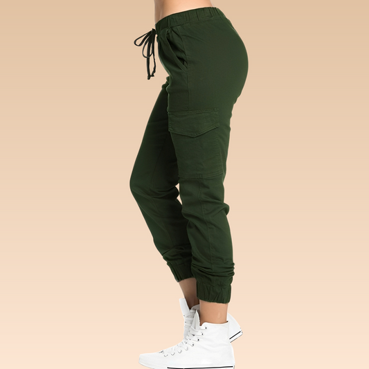 Zendi – Elegante und taillierte Cargo-Hose