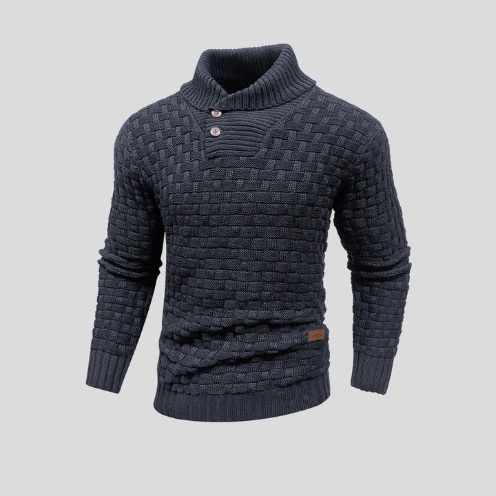 Eldon - Schicker Herrenpullover mit Knöpfen