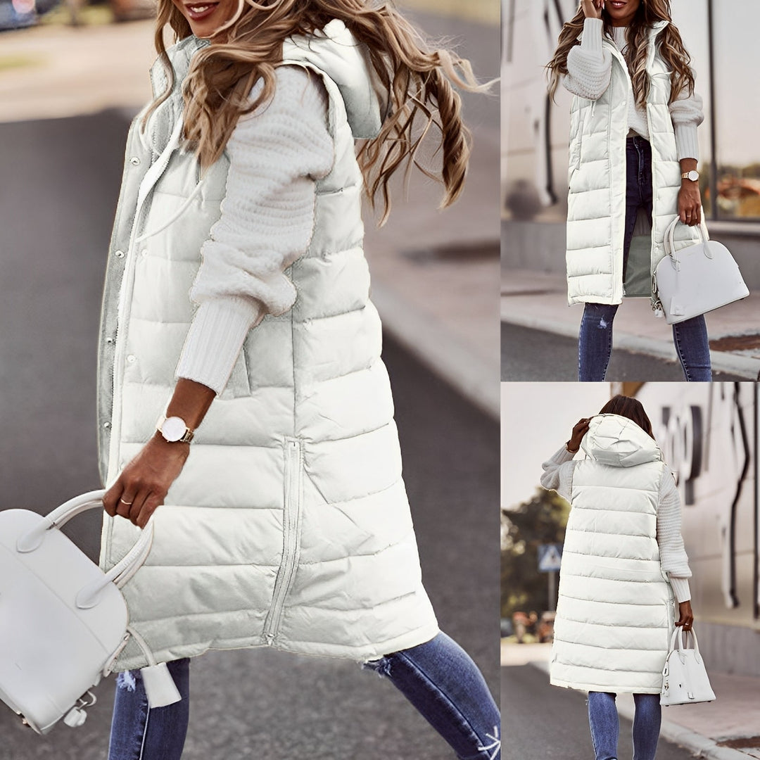Brenna - Elegante lange Damen-Daunenjacke