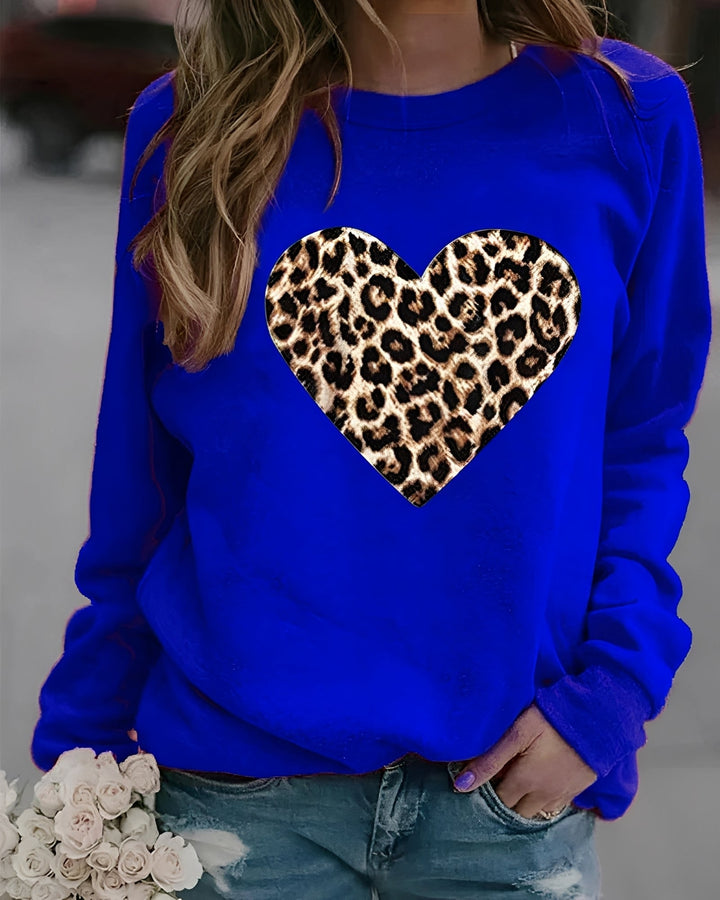 Daniella - Bequemer Damenpullover mit Herzmotiv