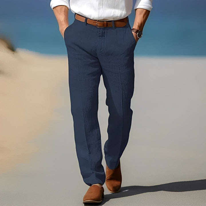 Trent - Bequeme, stilvolle Leinenhose für Herren
