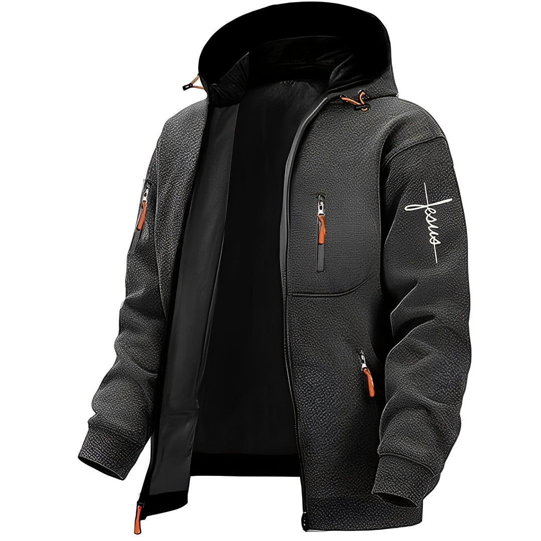 Lewin - Bequeme, warme Herren-Kapuzenjacke