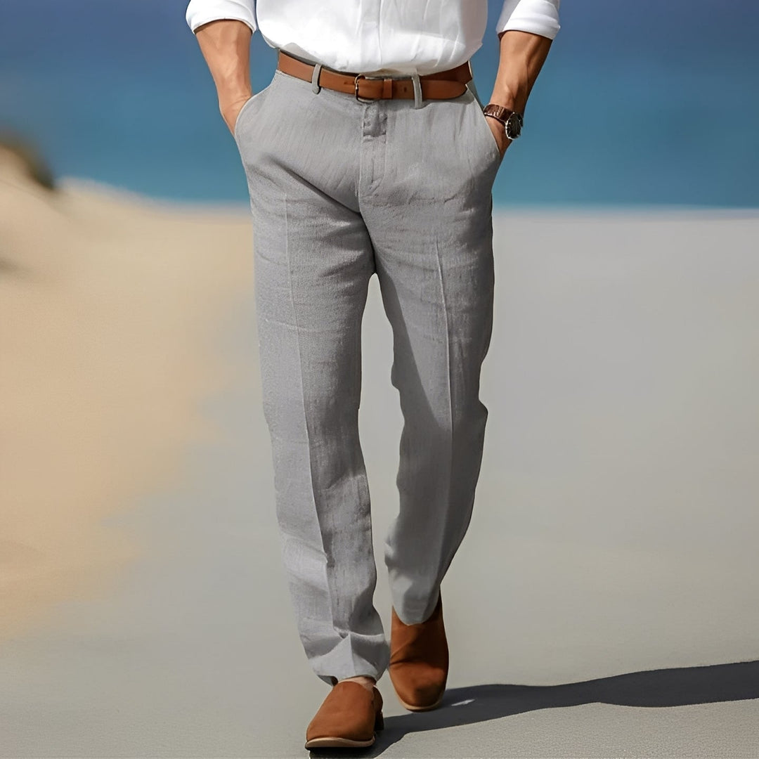 Trent - Bequeme, stilvolle Leinenhose für Herren