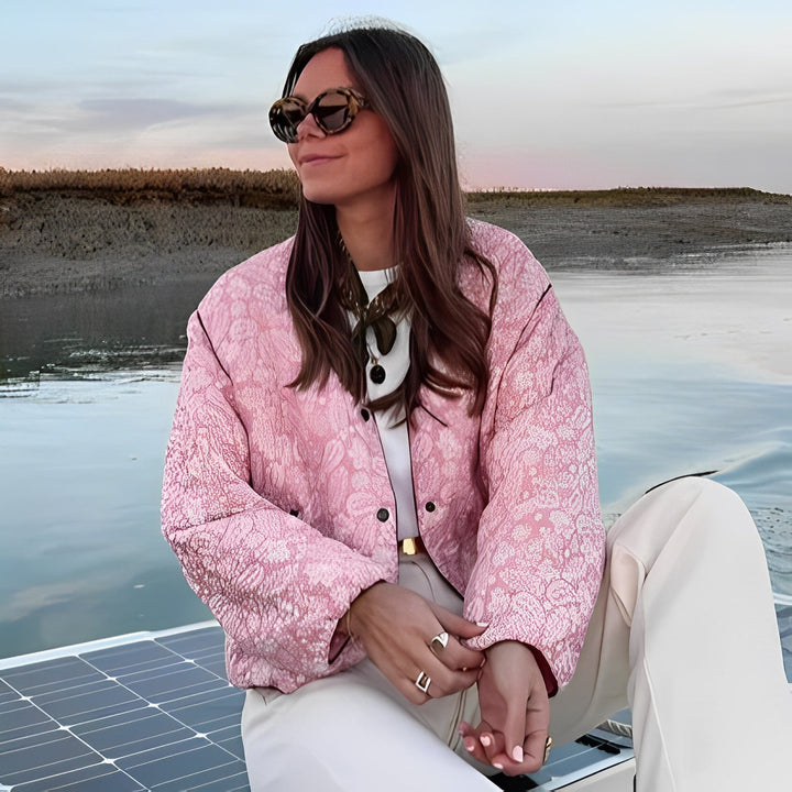 Katelyn - Bequeme Patchwork-Steppjacke für Frauen