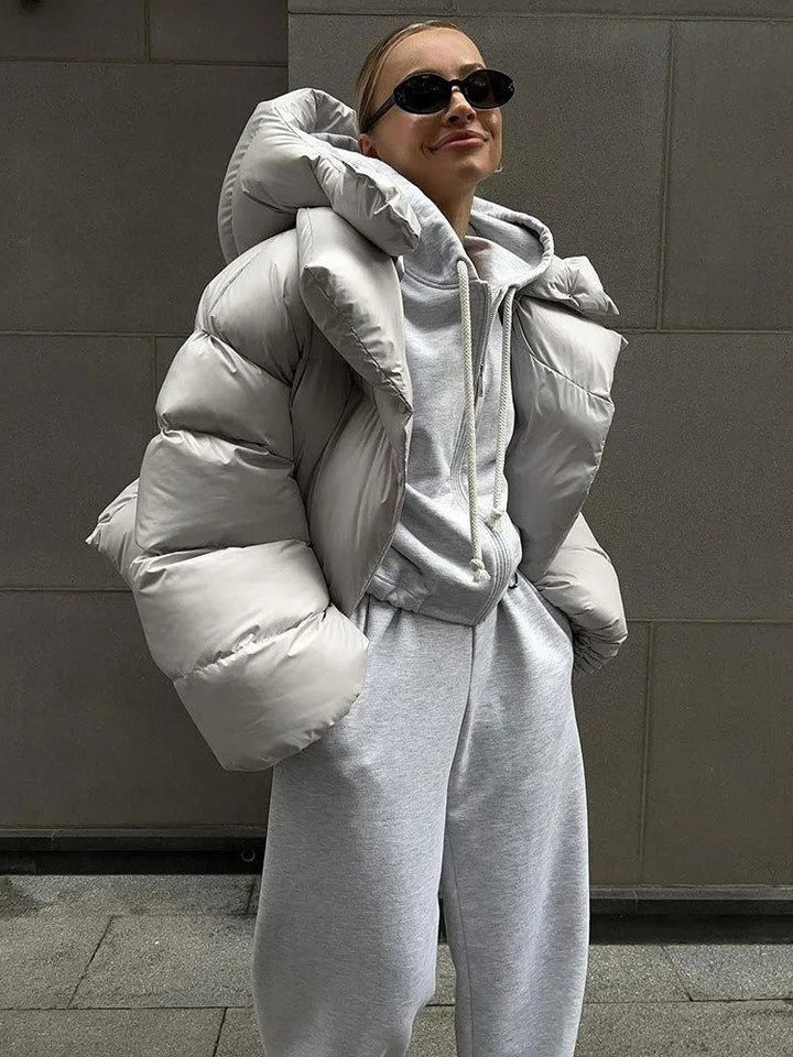 Camille - Damenkapuzenjacke aus wattierter Baumwolle