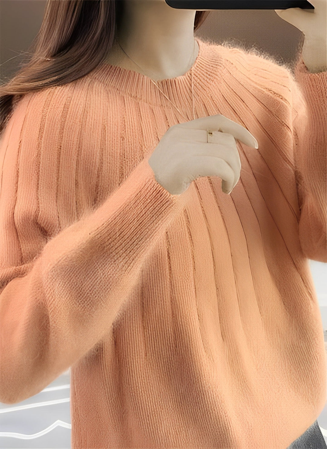 Cornelia - Bequemer, locker sitzender Damen-Kaschmirpullover